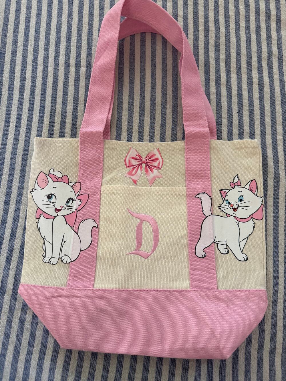 Disney Marie Aristocats Custom Made Disneyland D Mini Tote One of a Kind